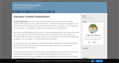 Desktop Screenshot of prestitocambializzatoonline.com