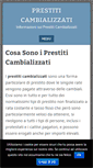 Mobile Screenshot of prestitocambializzatoonline.com