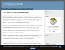 Tablet Screenshot of prestitocambializzatoonline.com